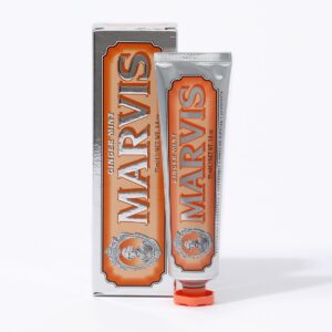 Dentifrice Marvis Ginger Mint – Fraîcheur Épicée & Nettoyage Premium